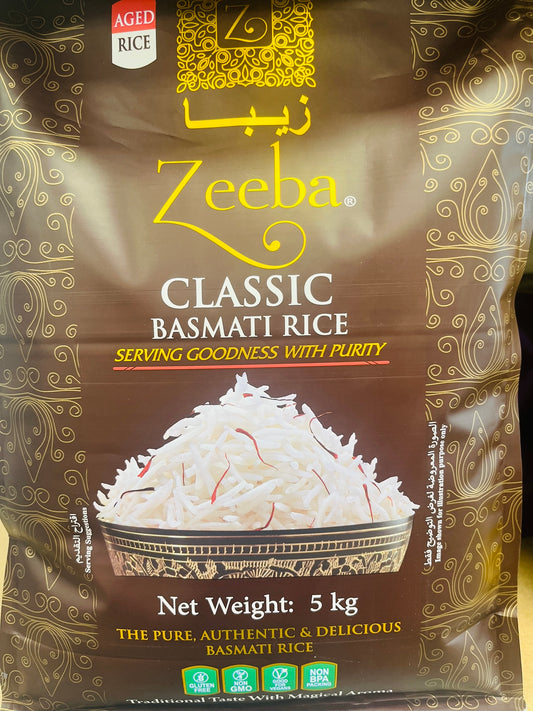 Zeeba Classic Basmati Rice 5Kg