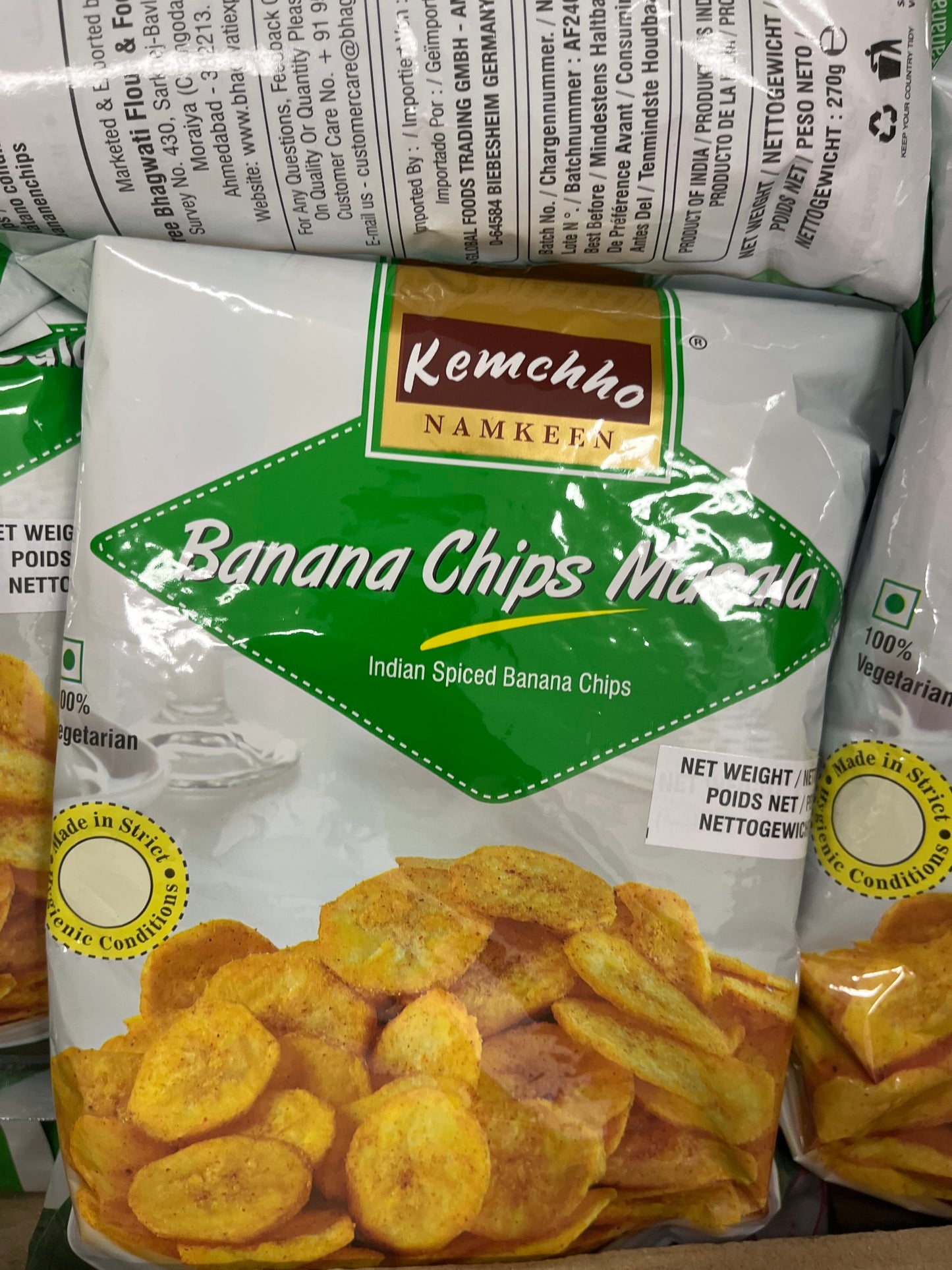 Kemchho Banana Chips Masala 270g