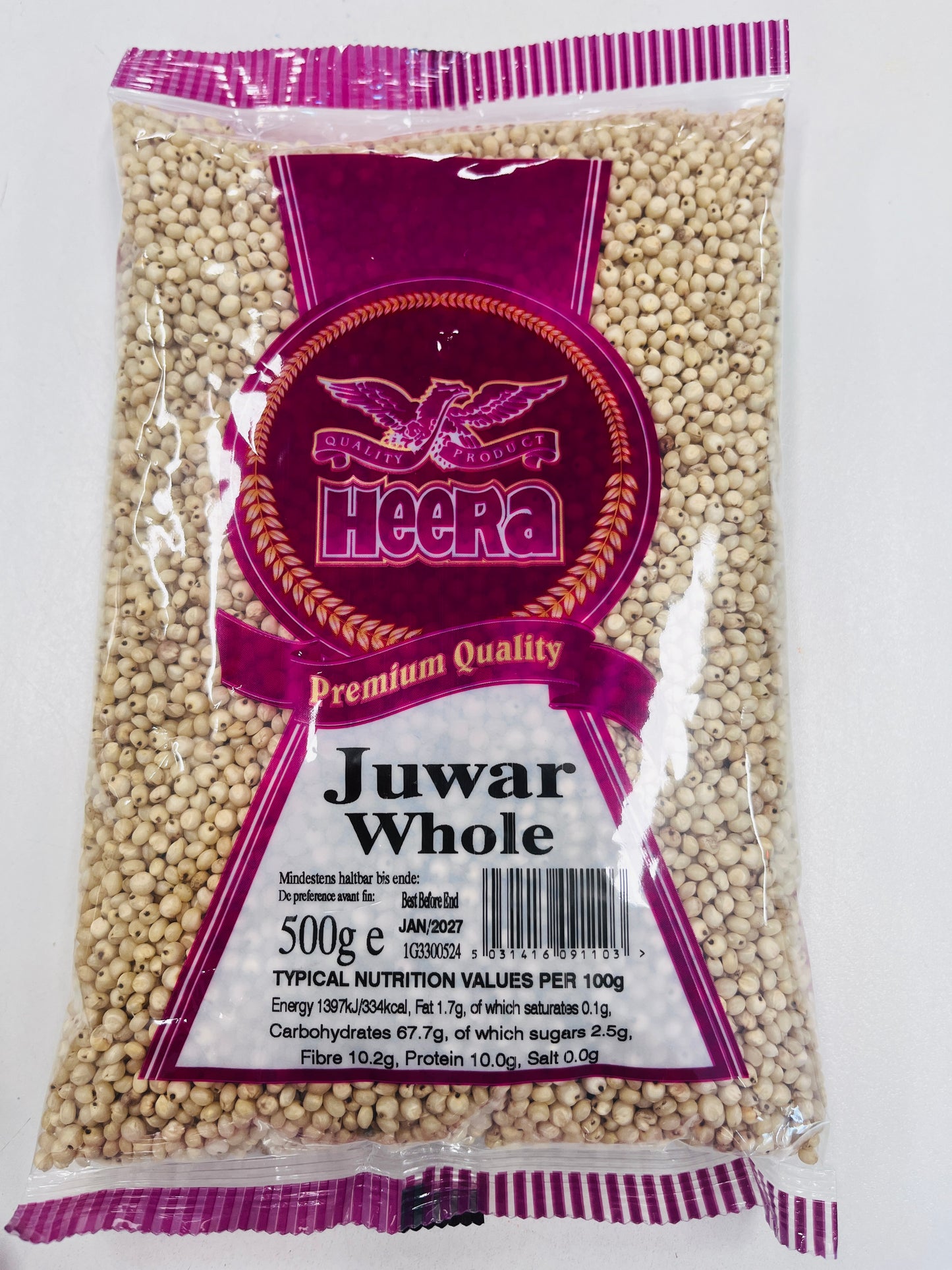 Heera Juwar Whole 500g