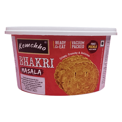 Kemchho - 200g Dry Masala Bhakari with pickle pack