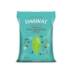 Daawat Organic Sona Masoori Rice 10kg