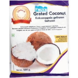 Annam Frozen Grated Coconut 500g